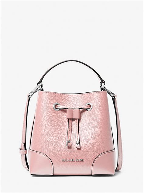 michael kors brooke pebble leather bucket bag|mercer extra small pebbled leather.